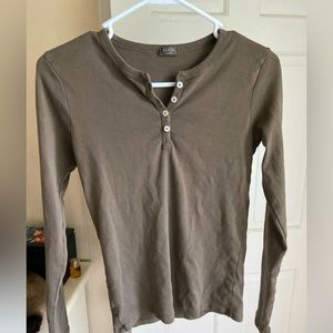 Brown John Galt Long Sleeve